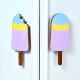 Handcrafted Acacia Wood Ice Cream Handles Set